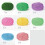 6Pcs Soft Crochet Thread Acrylic Yarn for Hand-70 deep sea blue 6