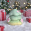 Silikonform in Weihnachtsbaumform, hitzebeständig, für die 6