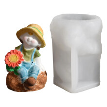 Artistics Sonnenblumen-Silikonform mit-Sonnenblumenjungenform