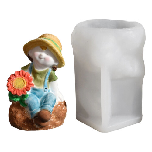 Artistics Sonnenblumen-Silikonform mit-Sonnenblumenjungenform