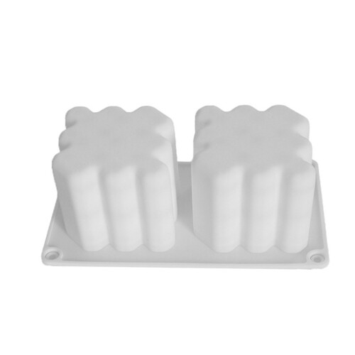 Heart Bubble Cube Candle Mold Decoration Pillar Candle Moulds