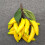Simulated Plastic Bananas Plastic Fake Fruit Home Decors for 4