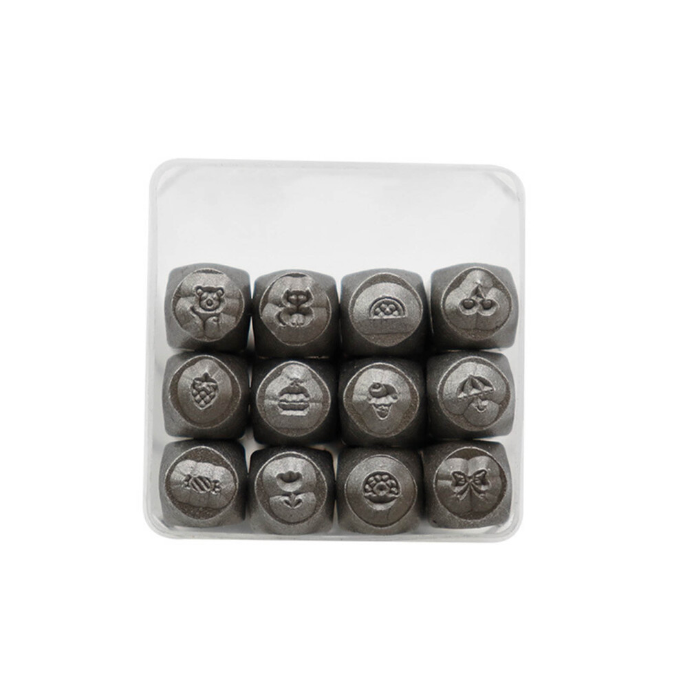 12Pcs Metal Stamping Tool Set 1/8â(3mm), Steel Sweety Series