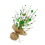 Charming Irish Rice Bead Burlap Tree Artificial Plant-A09182 1