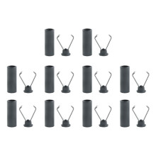 Kordelzug-Kordelstopper für Hoodies, Jacken, Mäntel,-Dunkelgrau