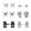 Instant Button Jean Button Star Tighten Waist Button-K330904 3