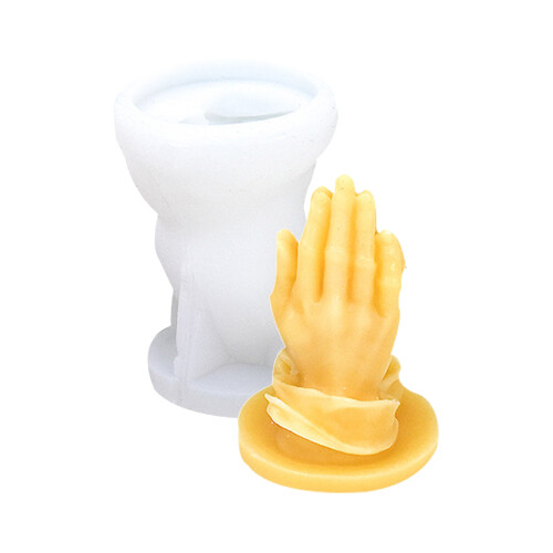 Buddhas Beads Hand Silicone Moulds for Praying-Hands together