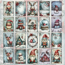 20 Stück Retro-Weihnachtspostkarten 3,86 x 5,71 Zoll