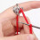 Adjustable Knitting Crochet Loop Rings Metal Yarn Guide-Set 2 5