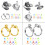 Adjustable Knitting Crochet Loop Rings Metal Yarn Guide-Set 2 2