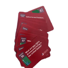 1 Box US Civics 100 Questions Test Cards History and Politics