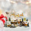 Leuchtendes Rentier-Dorfhaus mit Weihnachtsmelodien, 4