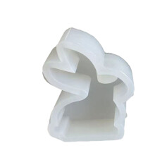 Easter Rabbit Silicone Moulds 3D Rabbit Candle Holder Epoxy-2