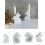 Easter Rabbit Silicone Moulds 3D Rabbit Candle Holder Epoxy-2 3