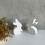 Easter Rabbit Silicone Moulds 3D Rabbit Candle Holder Epoxy-2 5