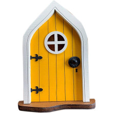 Creatieve geesten opgelet! Deze miniatuur elfendeurtjes van hoogwaardig hout zijn het perfecte cadeau om mooie herinneringen in je betoverende tuin