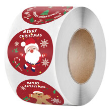 Dekorative konvoluttforseglinger til jul, selvklebende design for enkel påføring