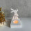 3D Rabbit Candle Holder Epoxy Resin Mould Handmade Easter Rabbit 6