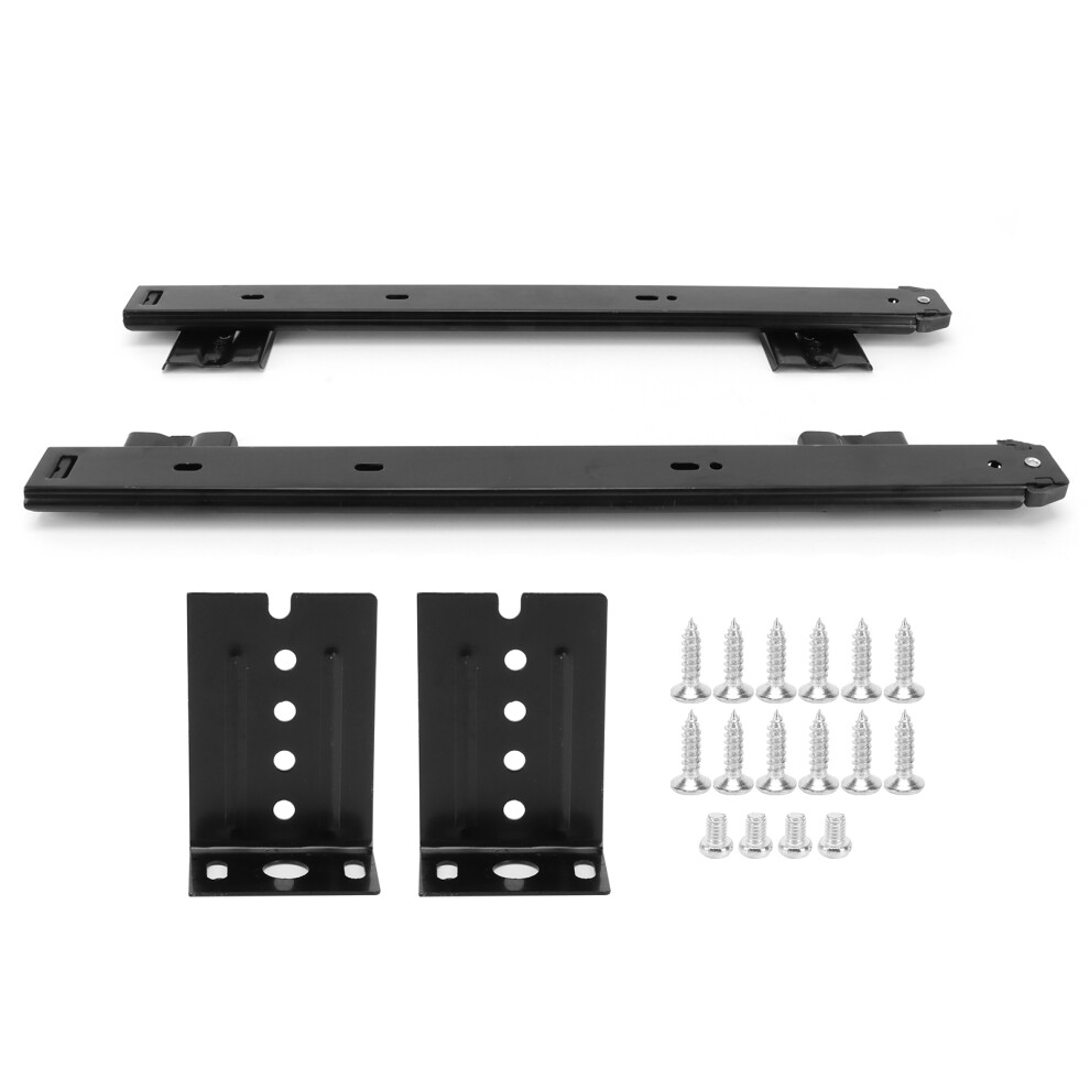 Keyboard Slide Rails, Heavy Duty Metal Ball Bearing Drawer Slides For Smooth And Quiet Movement, Adjustable Height Bracket For Customized Installation 9454554541525