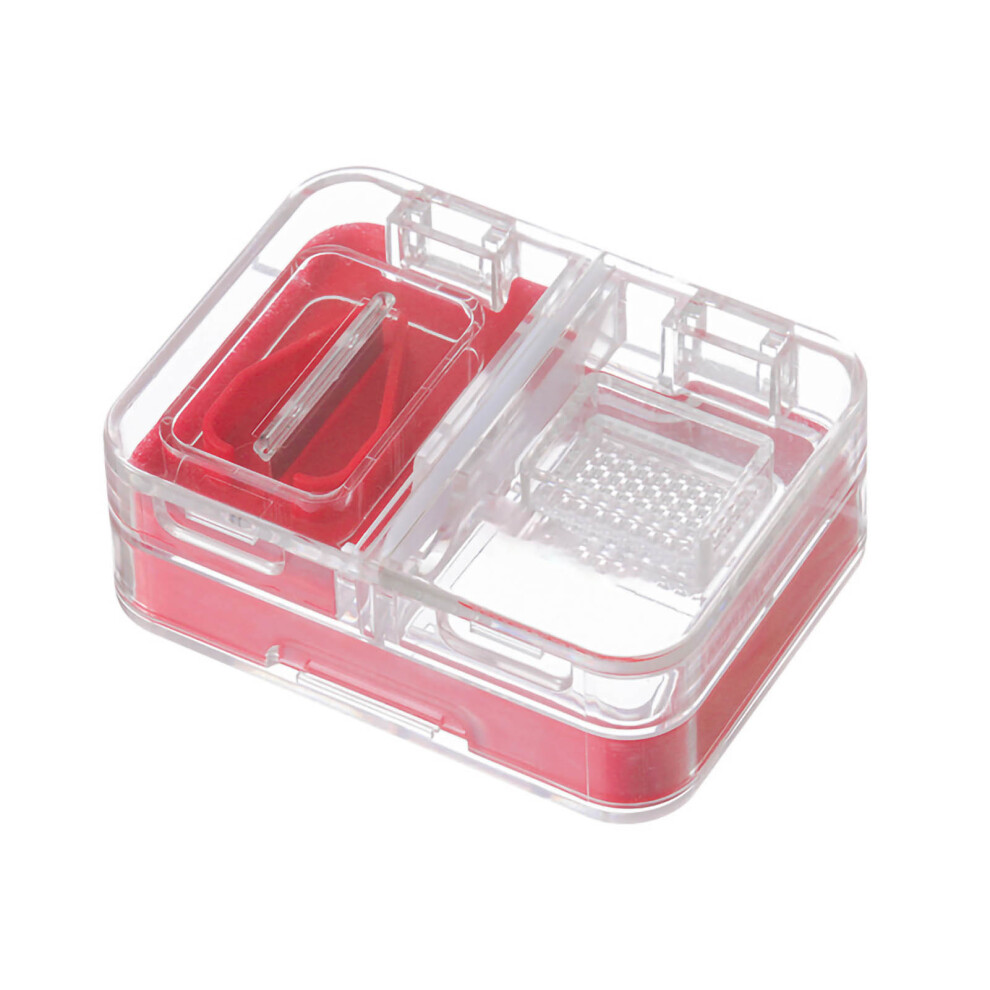 Multi Purpose Pill Cutter With Self Contained Brush And Grinding Area V Groove Slot Secure Latch Closure Ergonomic U Shape Holder Suitable For All Siz-image-OPC-PNH68QZ-NEW