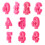 Bowknot Baking Molds Bow Number Silicone Mould Handmade Epoxy-8 2