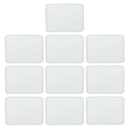 10 Pieces Blank Leather Hat Patches Blank-Rectangle 1 small