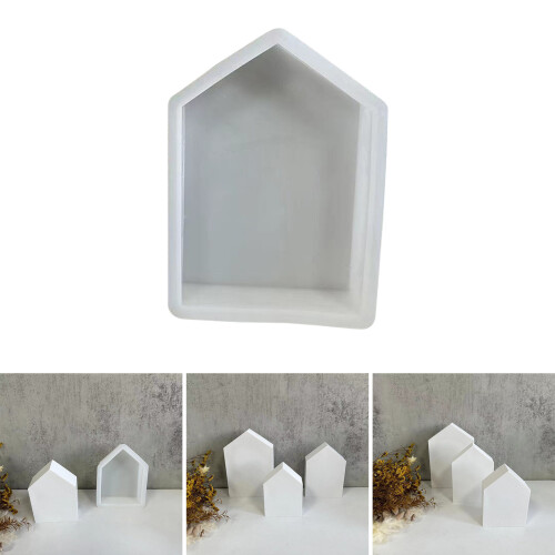 House Shape Candle Silicone Mould DIY Soap Mold Small-Middle 2