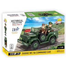 COBI 3111 HC:WWII Dodge WC-56 Command Car D-Day 80th 1:35 Brick Model 202pcs