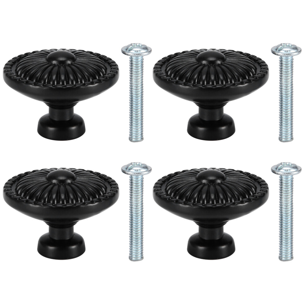 Vintage Drawer Knobs, European-Style For Dresser, Cabinet, Wardrobe (4Pcs) 9454554530321