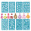 Clay Stencils Easter Rabbit Non-Adhesive Silk-Lots of eggs 3
