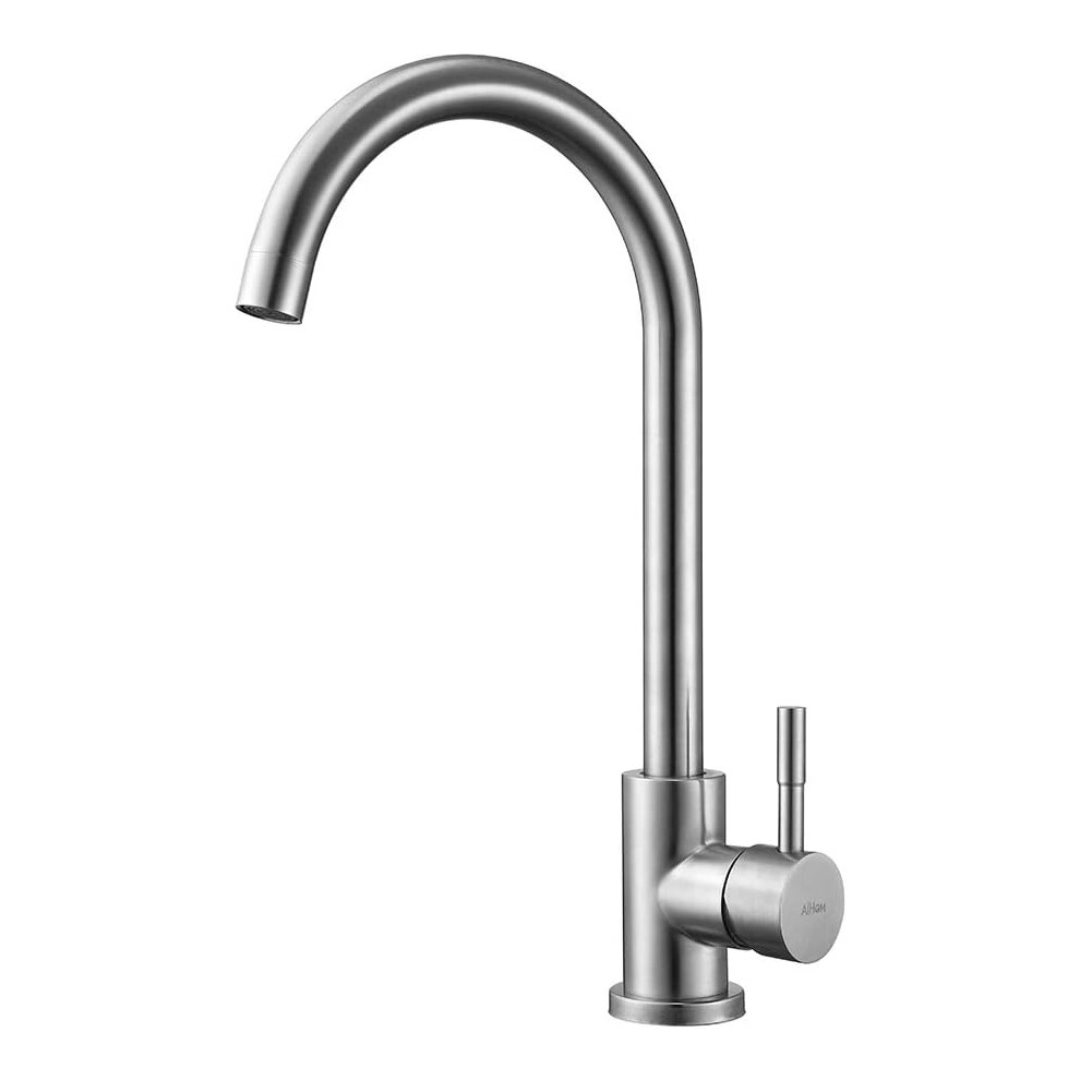Sus 304 Stainless Steel Faucet, Anti-Splash Single Handle Faucet For Your Eco-Conscious Kitchen 9135470995097