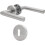 Contemporary Door Handle with Security Lock, Easy Installation Interior Door Handle Set with Concealed Fixings, Durable Adjustable Latch Spring-Assist 1