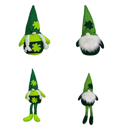 1PC StPatrick's Day Gnomes Irish Doll-Legless womens mode 1