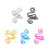 Adjustable Crochet Tension Rings for Finger Yarn Guide-Black 2