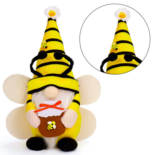 Bumble Bees Gnome Scandinavian Dwarfs Plush Beard-Mens style