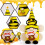 Bumble Bees Gnome Scandinavian Dwarfs Plush Beard-Mens style 5