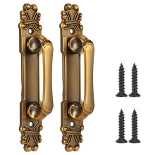 Set de mânere pentru uși de hambar, materiale metalice de înaltă calitate, design antic european, mâner metalic pentru dulap și sertar, mâner