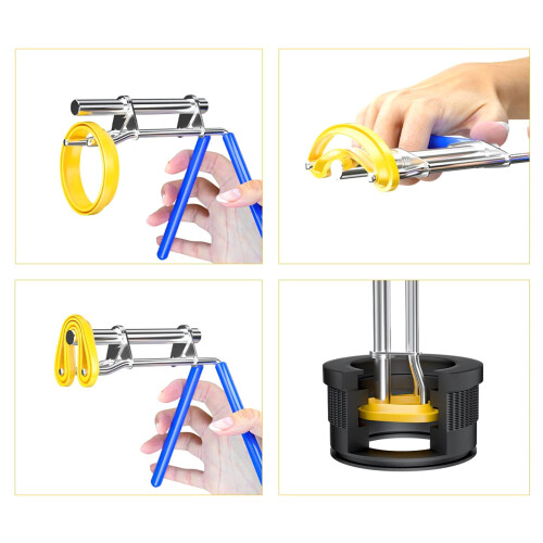 3Pcs Hydraulic Cylinder Piston Rod Seal Installation Tool Kit 1