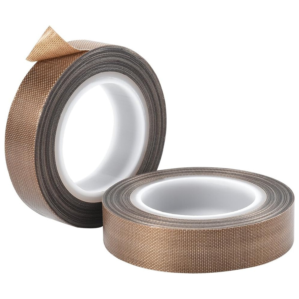 Teflon Fiberglass Cloth Tape, Low Friction Surface For Vacuum Sealer Efficiency And Abrasion Resistance In High-Temp Insulation (2 Pieces) 9454554499123
