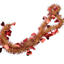 Long Wire Garlands Set Heart Tinsel Garlands for Valentines-1