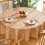 Timeless Table Cover, Washable Round Tablecloth That Offers Convenience Without Compromise 3