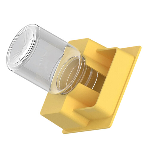 Quiet Automatic Water Feeder Small Animal Drinking Bowl-Yellow