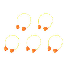 5Pcs Needle Tip Stoppers Crochet Hook Stoppers-orange M