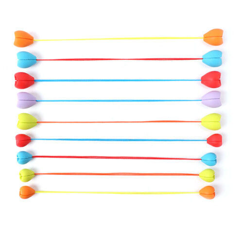 5Pcs Needle Tip Stoppers Crochet Hook Stoppers-orange M 1