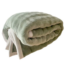Kuscheldecke, Plüschüberwurf zum Schlafen oder Picknicken,- Grün