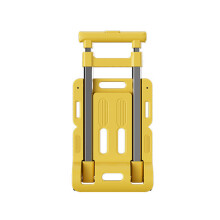 Small Folding Hand Truck Cart with Shockproof Wheels-Yellow S