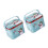 2 stuks decoratieve kerst snoepdozen blik koffer snoep-E-type 1