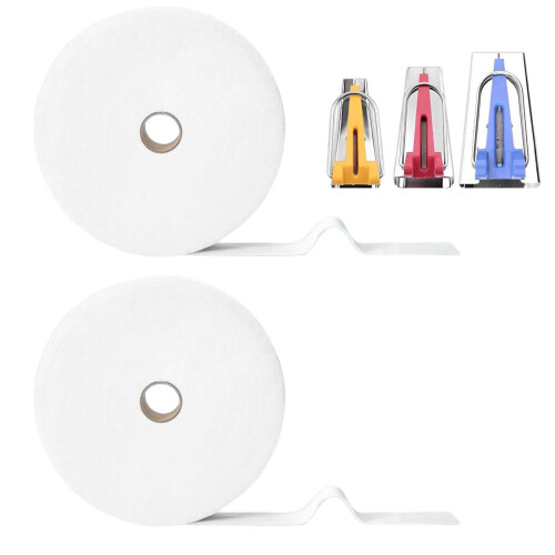 2Pcs Needle-Punched Cotton Batting for Braided RugsPurses Quilts