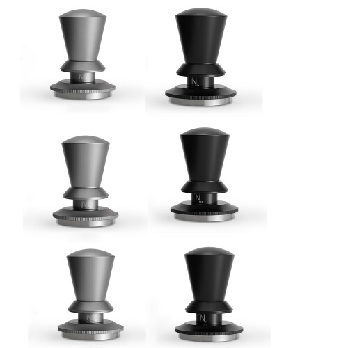Leicht zu reinigender Espresso-Tamper mit-53MM grau 1