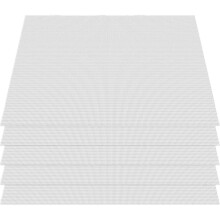 5Stück Quadratische Silikon Antihaft Dehydrator, Lebensmittel Obst Dehydrator Trockner-Matten Wiederverwendbar BPA-Frei Dampfgarer Netz Backmatte